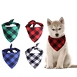 Plaid Dog Bandanas | https://www.bestnamebadges.com