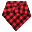 Plaid Dog Bandanas | https://www.bestnamebadges.com