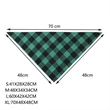 Plaid Dog Bandanas | https://www.bestnamebadges.com
