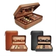 Portable Travel Leather Cigar Case | https://www.bestnamebadges.com