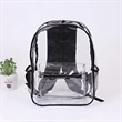 Clear Backpack With Reinforced Straps Front Accessory Pocket | https://www.bestnamebadges.com