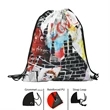 Rock'it 3-Day 210D Fully Sublimated Drawstring Backpack | https://www.bestnamebadges.com