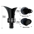 2 In 1 Design  Reusable Wine Stopper Pourer | https://www.bestnamebadges.com