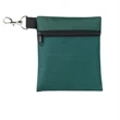 Ripstop Zipper Pouch With Hook | https://www.bestnamebadges.com