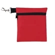 Ripstop Zipper Pouch With Hook | https://www.bestnamebadges.com