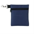 Ripstop Zipper Pouch With Hook | https://www.bestnamebadges.com