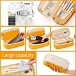 Big Capacity Pencil Case Canvas | https://www.bestnamebadges.com