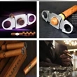 Cigar Cutter Stainless Steel | https://www.bestnamebadges.com