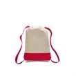 Heavy Canvas Sport Backpack w/ Self-Fabric Adjustable Straps | https://www.bestnamebadges.com