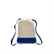 Heavy Canvas Sport Backpack w/ Self-Fabric Adjustable Straps | https://www.bestnamebadges.com