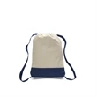 Heavy Canvas Sport Backpack w/ Self-Fabric Adjustable Straps | https://www.bestnamebadges.com
