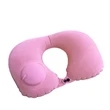 Air Pump Inflatable Travel Neck Pillow | https://www.bestnamebadges.com