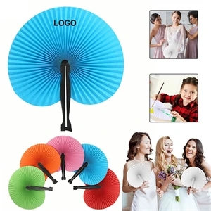 Folding Hand-Held Paper Fan