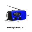 Emergency Hand Crank Radio | https://www.bestnamebadges.com