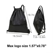 Drawstring Backpack Bag | https://www.bestnamebadges.com