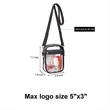 Clear Messenger Bag | https://www.bestnamebadges.com