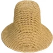 Foldable Travel Straw Hat | https://www.bestnamebadges.com