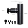Rechargable Mini Massage Fascial Gun | https://www.bestnamebadges.com
