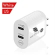 Usb C Wall Charger 40W 2-Ports | https://www.bestnamebadges.com