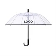 Wedding Transparent Umbrella | https://www.bestnamebadges.com