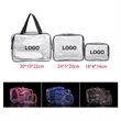3Pcs Set Clear Toiletry Bag | https://www.bestnamebadges.com