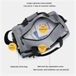 Sports Gym Duffel Bag With Shoe Compartment | https://www.bestnamebadges.com