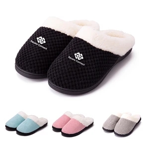 High elastic thickened sponge cotton slippers