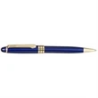 Executive Twister Gold Trim Pens | https://www.bestnamebadges.com