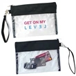 Clear Travel Wallet Wristlet | https://www.bestnamebadges.com