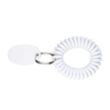 EVA Bracelet Wrist Coil w/Tag Keyring | https://www.bestnamebadges.com