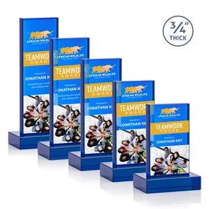 Hathaway VividPrint™ Award - Blue | https://www.bestnamebadges.com