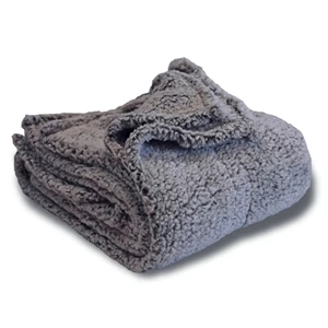 FROSTED SHERPA BLANKET (50 x 60)