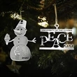 3" Silver Etched Ornaments | https://www.bestnamebadges.com