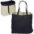 Reversable Jute/Cotton Bag | https://www.bestnamebadges.com