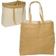 Reversable Jute/Cotton Bag | https://www.bestnamebadges.com