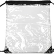 Clear Cinch Up Bag Plastic Drawstring Backpacks (14" x 17") | https://www.bestnamebadges.com