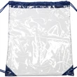 Clear Cinch Up Bag Plastic Drawstring Backpacks (14" x 17") | https://www.bestnamebadges.com