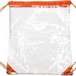 Clear Cinch Up Bag Plastic Drawstring Backpacks (14" x 17") | https://www.bestnamebadges.com