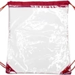 Clear Cinch Up Bag Plastic Drawstring Backpacks (14" x 17") | https://www.bestnamebadges.com