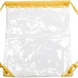 Clear Cinch Up Bag Plastic Drawstring Backpacks (14" x 17") | https://www.bestnamebadges.com