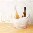 4 Liter Clear Acrylic Ice Wine Bucket | https://www.bestnamebadges.com