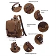 Mini Canvas Backpack | https://www.bestnamebadges.com