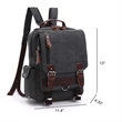 Mini Canvas Backpack | https://www.bestnamebadges.com