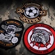 2"-5" Patches Embroidered, Coverage 75% | https://www.bestnamebadges.com