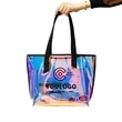 PVC Laser Gradient Effect Fashion Tote Bag | https://www.bestnamebadges.com