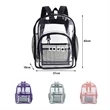 Clear Backpack School Bag | https://www.bestnamebadges.com