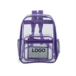 Clear Backpack School Bag | https://www.bestnamebadges.com
