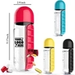 2 In 1 Weekly Pill Box Organizer With Water Bottle | https://www.bestnamebadges.com