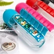 2 In 1 Weekly Pill Box Organizer With Water Bottle | https://www.bestnamebadges.com