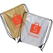 Shiny Urban Drawstring Backpacks (17.75" X 13.75") | https://www.bestnamebadges.com